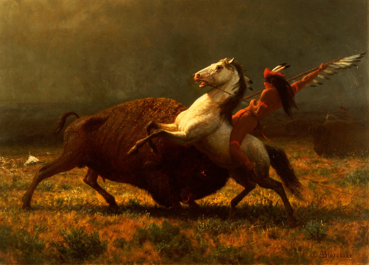 Ostatni z bizonów, ok. 1888 r. autorstwa Albert Bierstadt