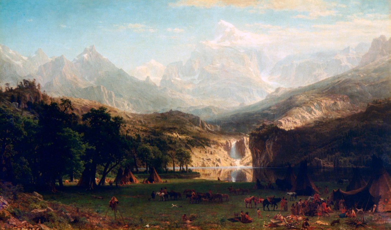 Góry Skaliste, Landers Peak, 1863 autorstwa Albert Bierstadt