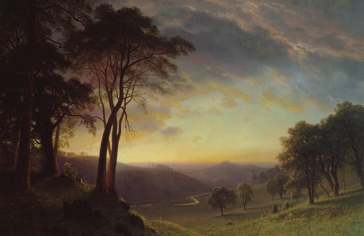 Dolina rzeki Sacramento autorstwa Albert Bierstadt