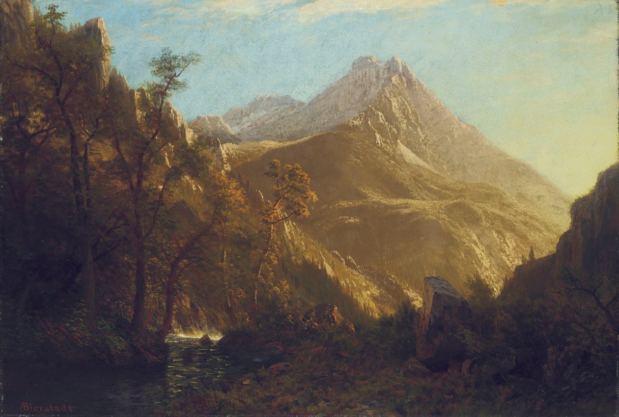 Góry Wasatch autorstwa Albert Bierstadt