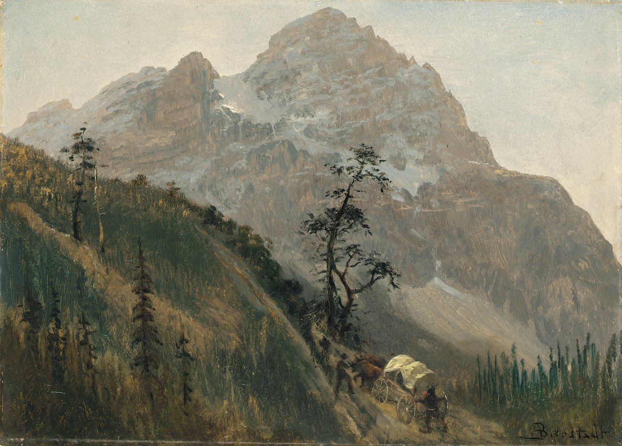 Szlak Zachodni, Góry Skaliste autorstwa Albert Bierstadt