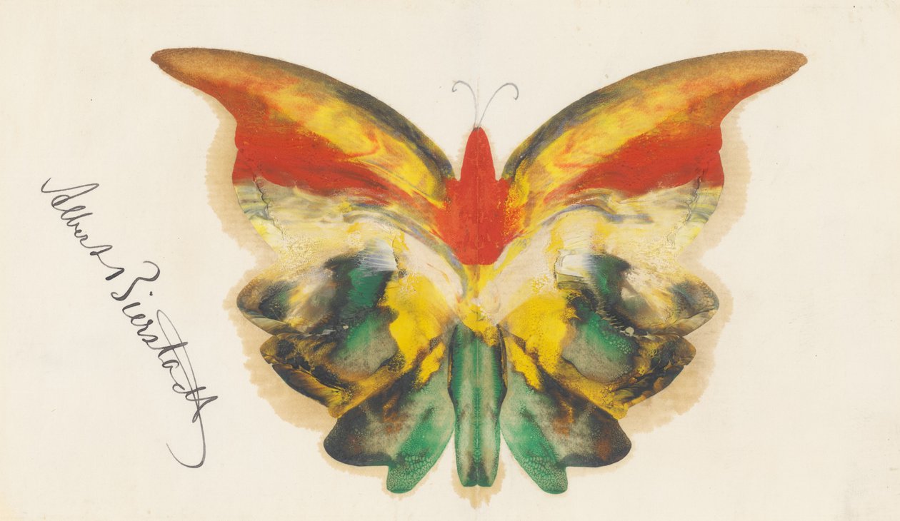 Gelber Schmetterling autorstwa Albert Bierstadt