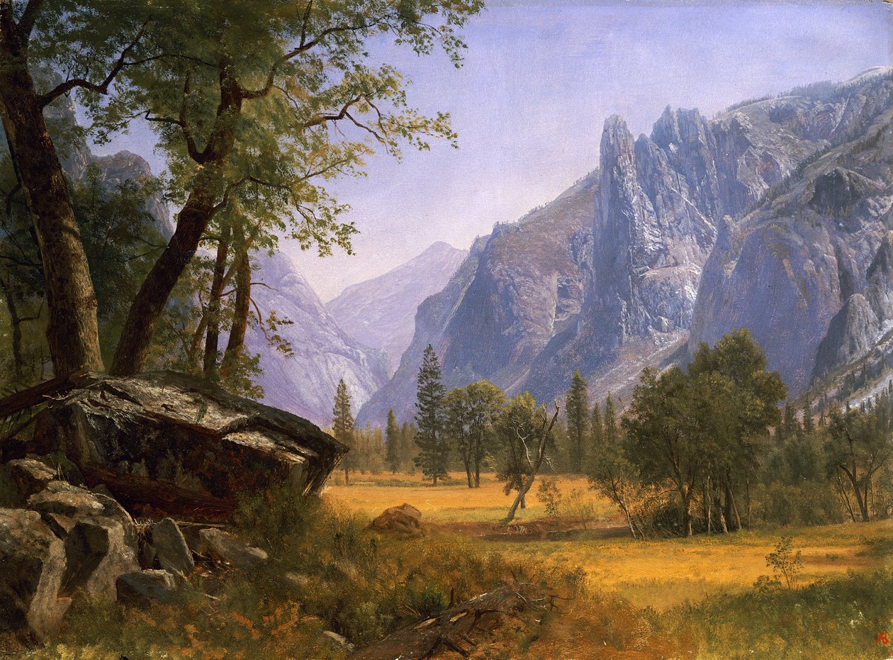 Dolina Yosemite autorstwa Albert Bierstadt