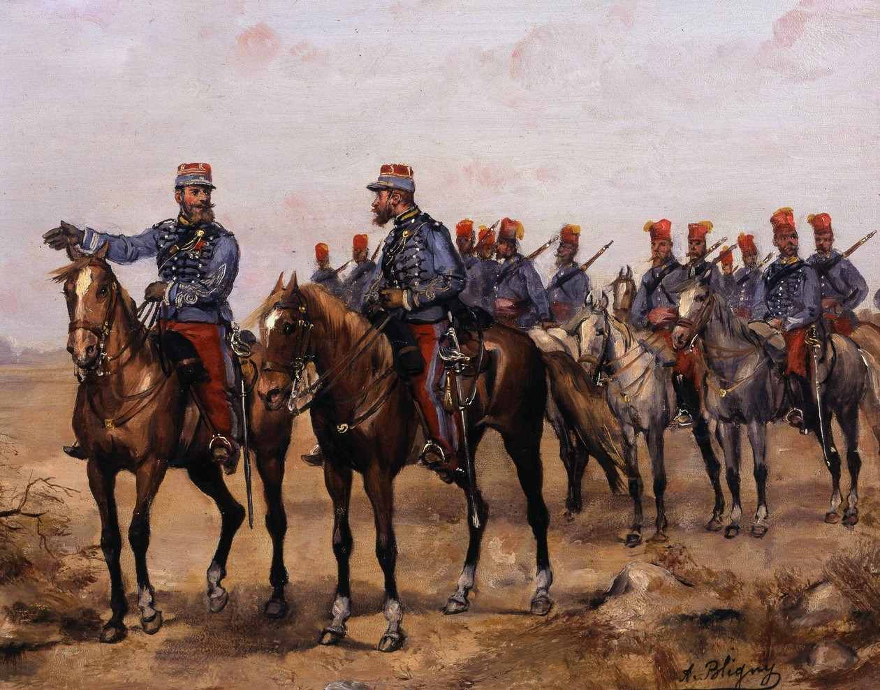 Łowcy Afryki autorstwa Albert Bligny