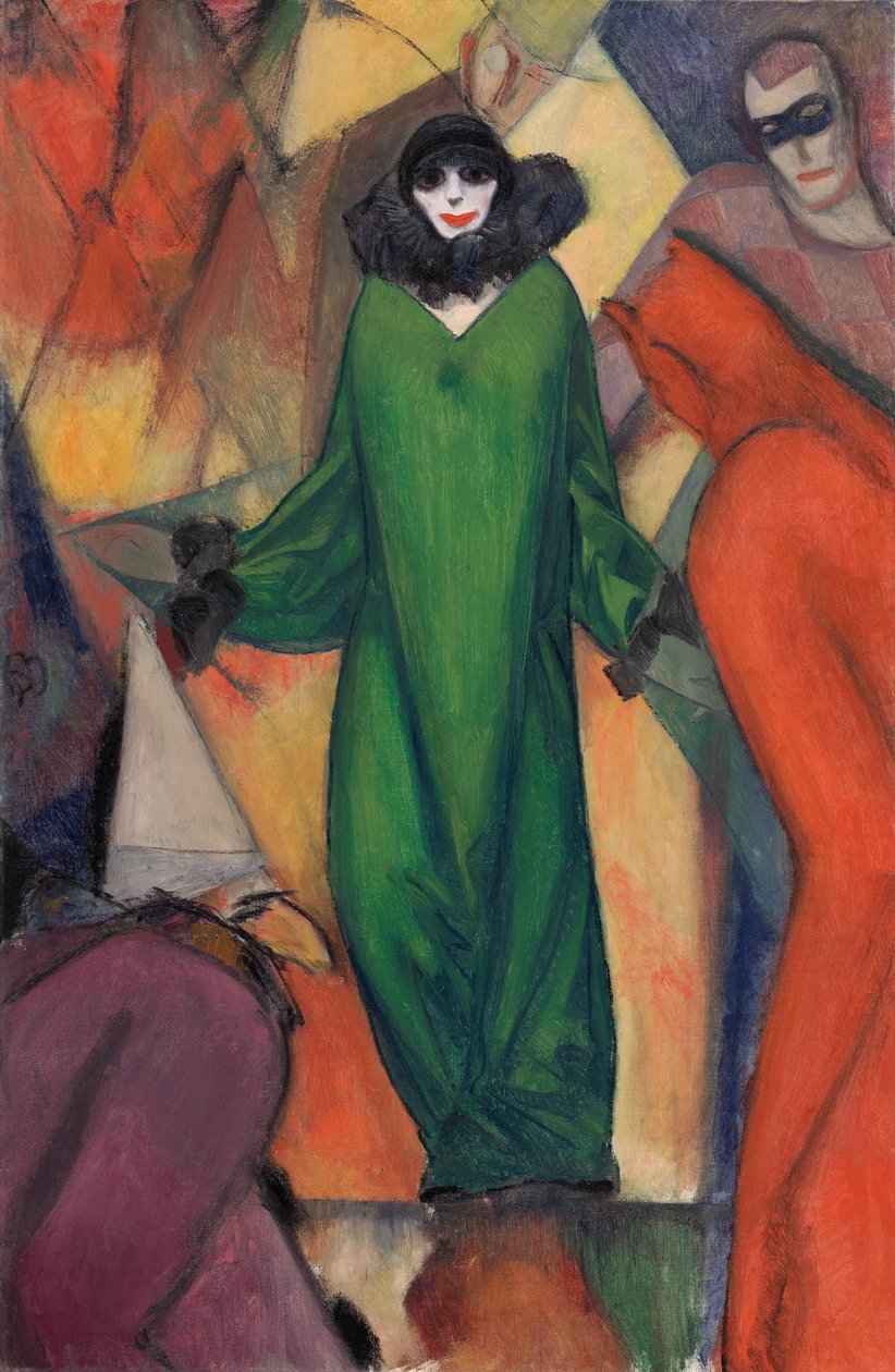 Zielone Domino autorstwa Albert Bloch