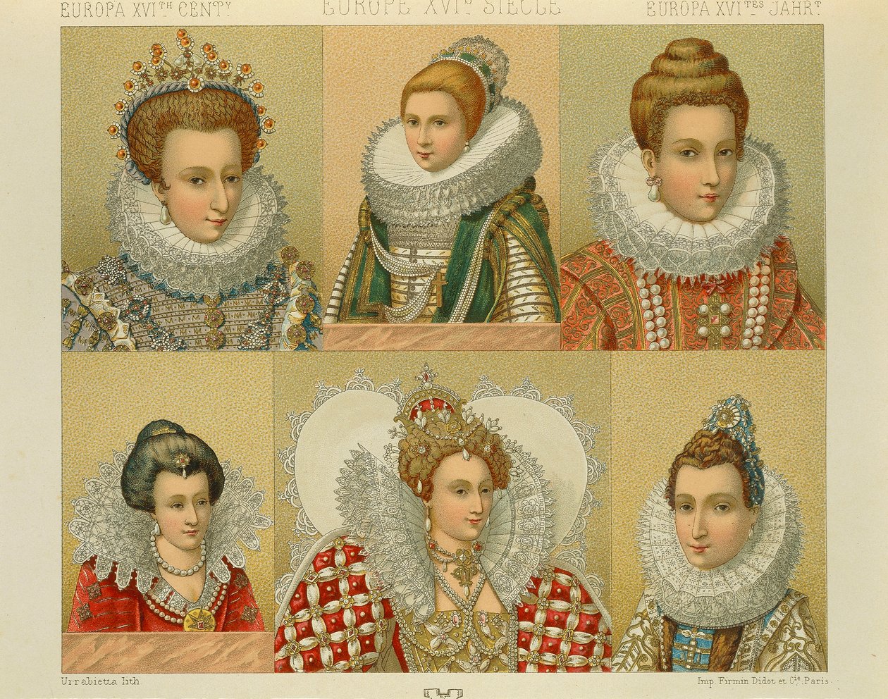 „Le Costume Historique” (Cała historia kostiumów) Auguste Racinet, tom IV autorstwa Albert Charles August Racinet
