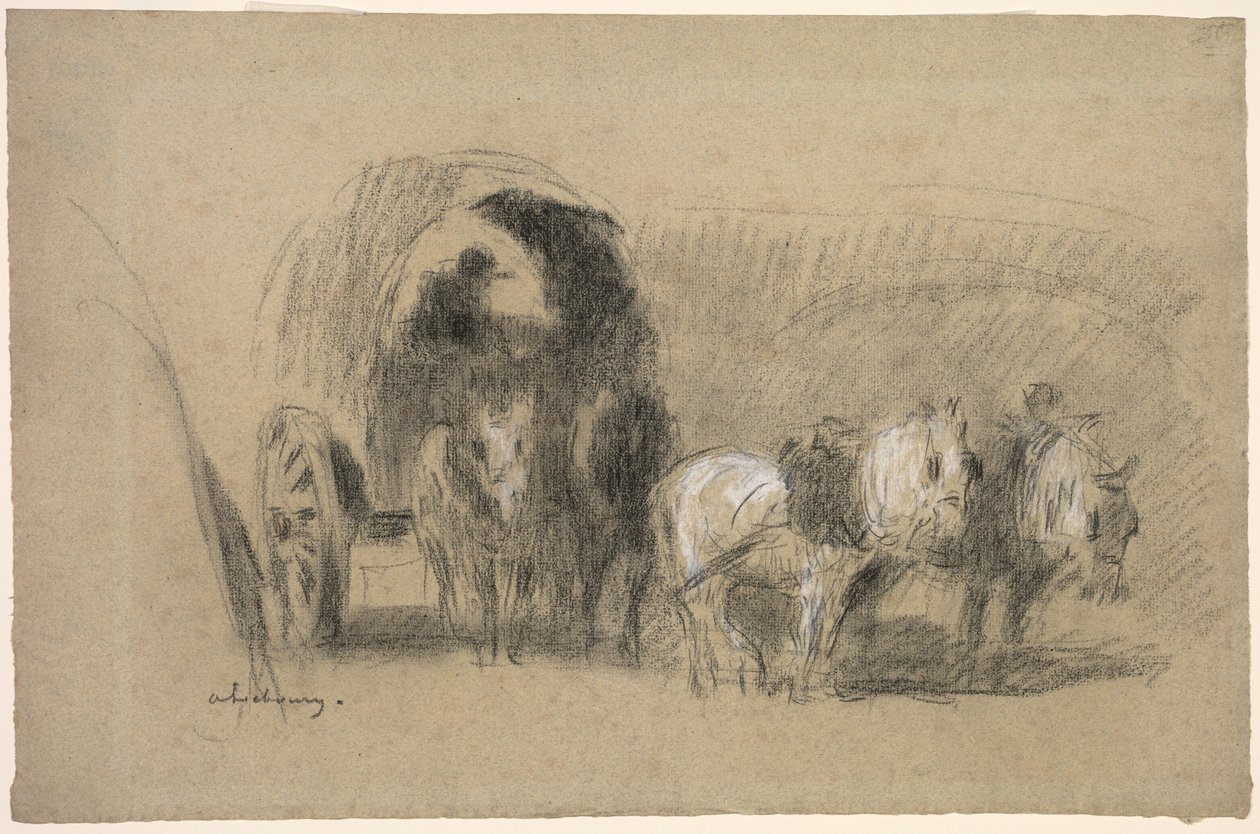 Powóz młynarza autorstwa Albert Charles Lebourg