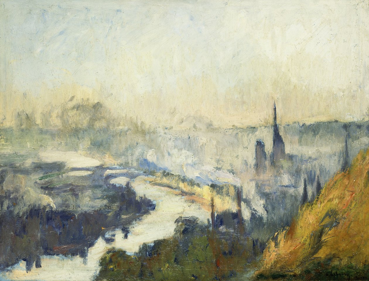 Góra św. Katarzyny, Rouen autorstwa Albert Charles Lebourg