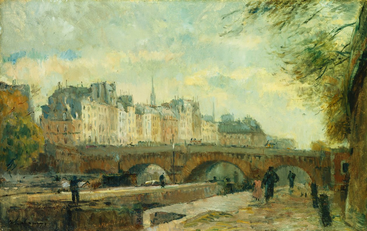 Nowy Most Miasta; Pont Neuf miasta, autorstwa Albert Charles Lebourg
