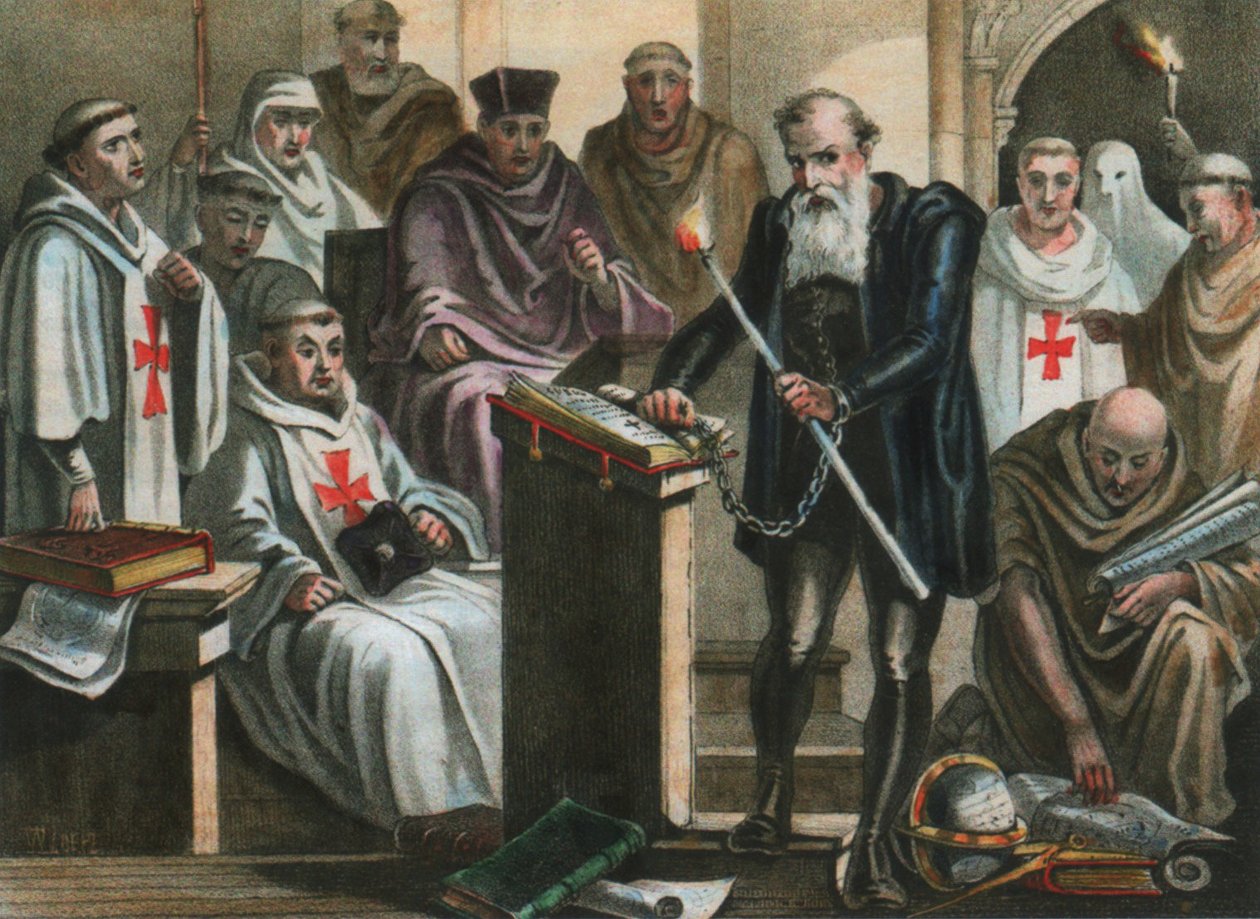 Galileo Galilei przed Świętym Oficjum autorstwa Albert Chereau