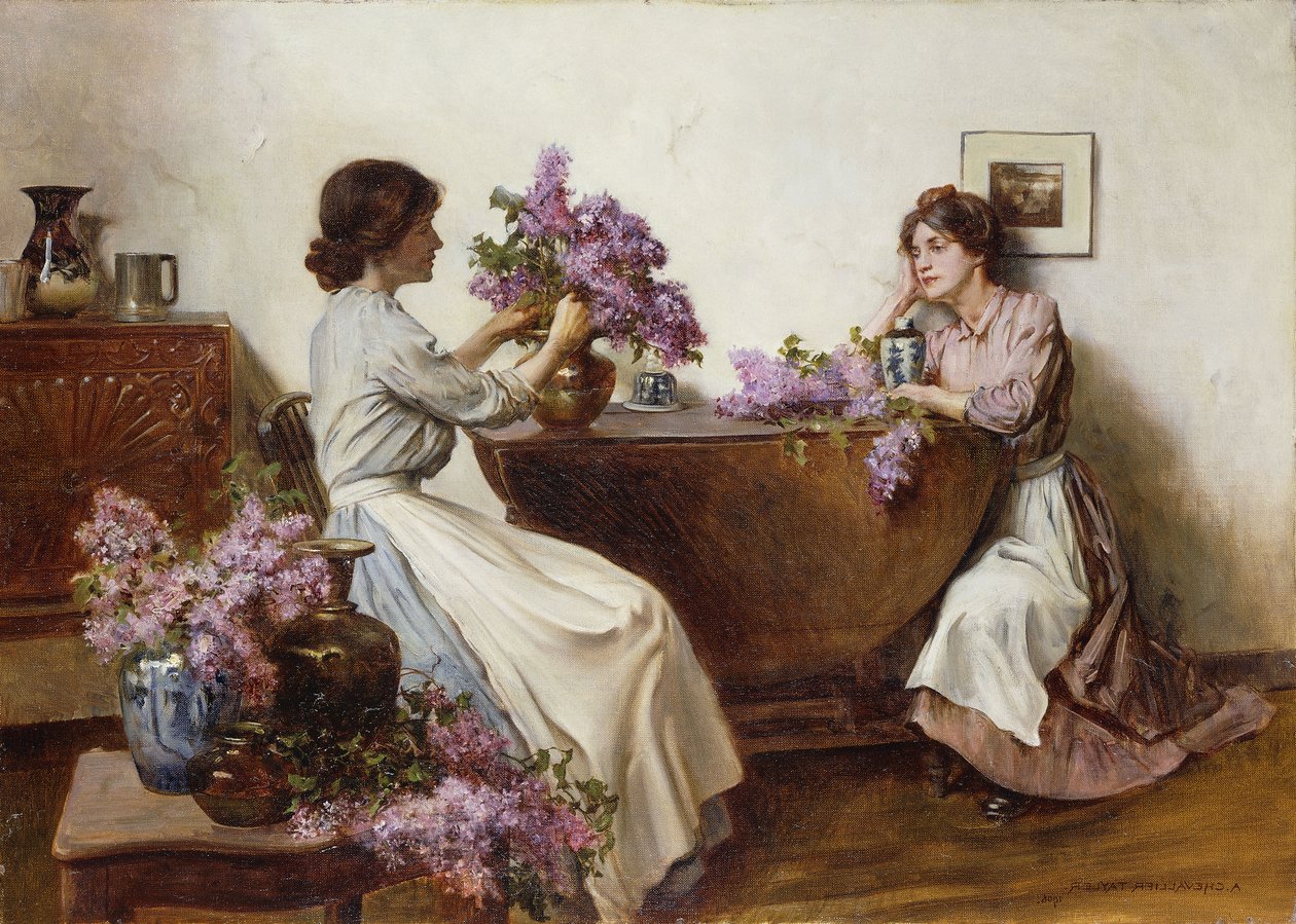 Aranżacja bzu, 1906 autorstwa Albert Chevallier Tayler