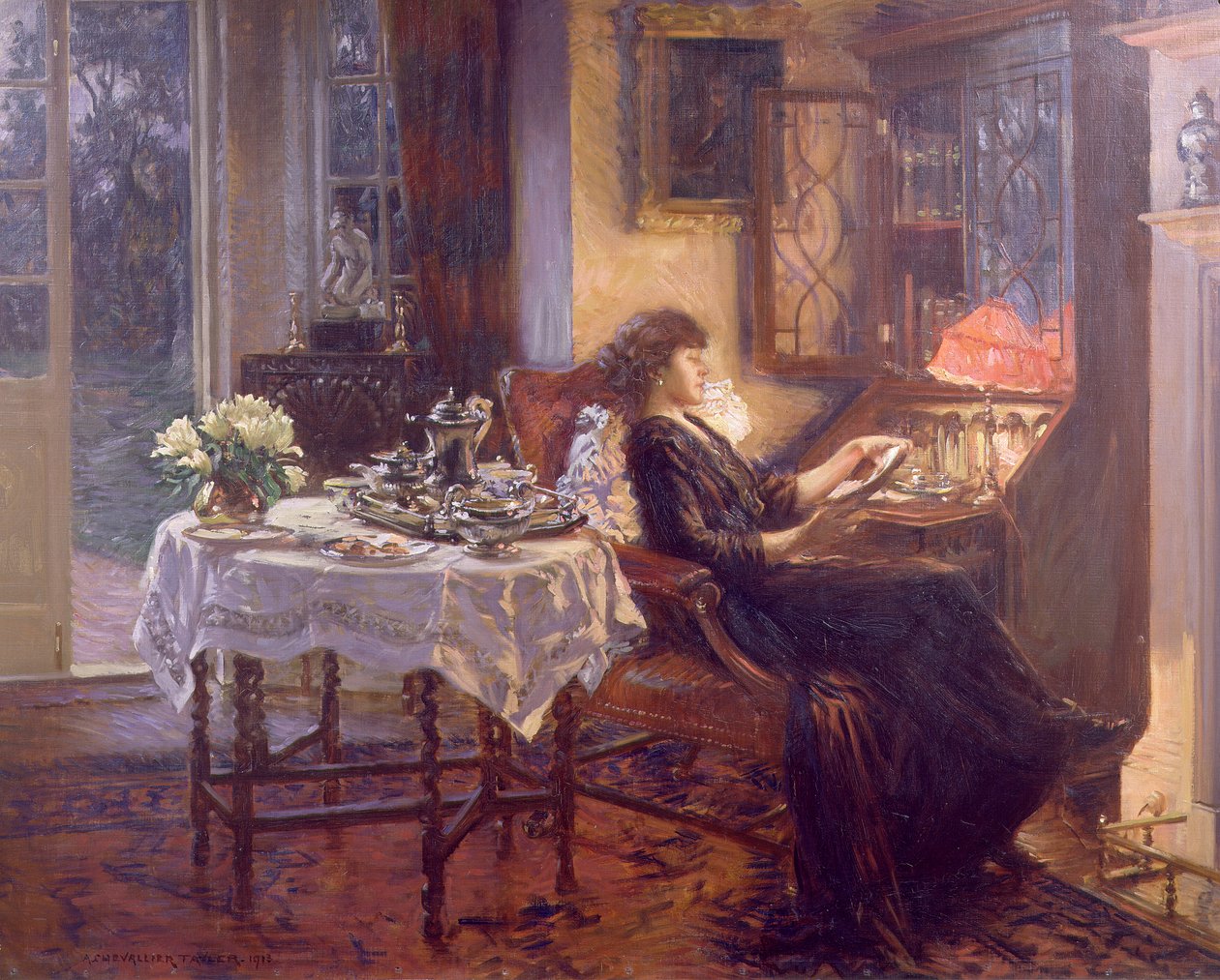 Cisza nocna, 1913 autorstwa Albert Chevallier Tayler