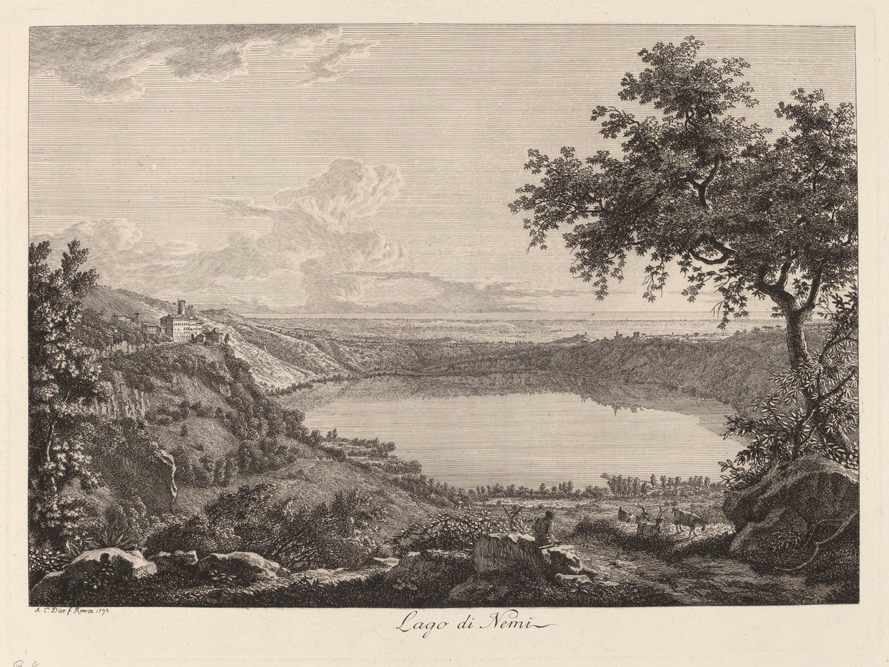 Lago di Nemi - Najlepsze z Lago di Nemi autorstwa Albert Christoph Dies