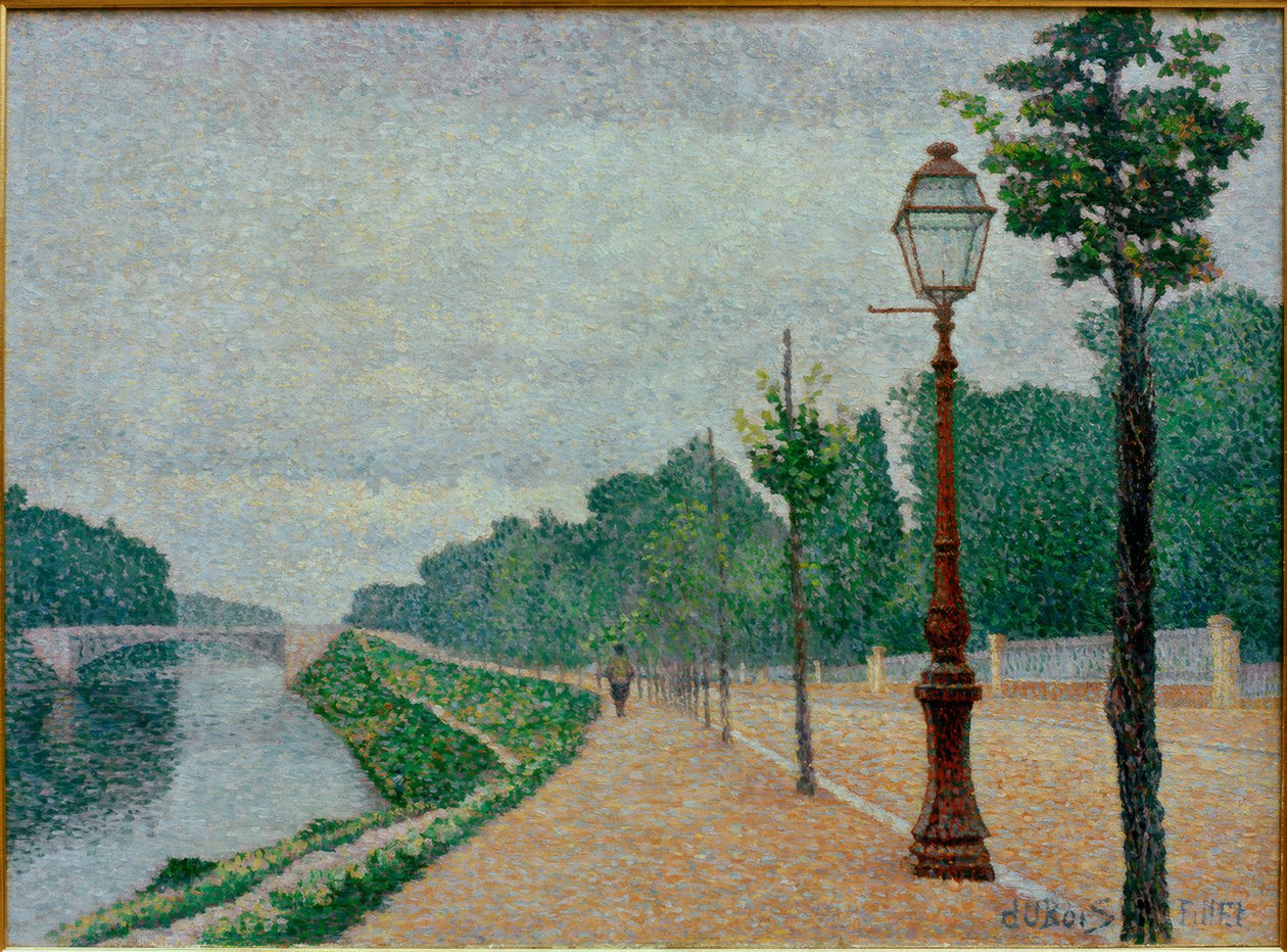 Brzegi Sekwany w Neuilly autorstwa Albert Dubois Pillet