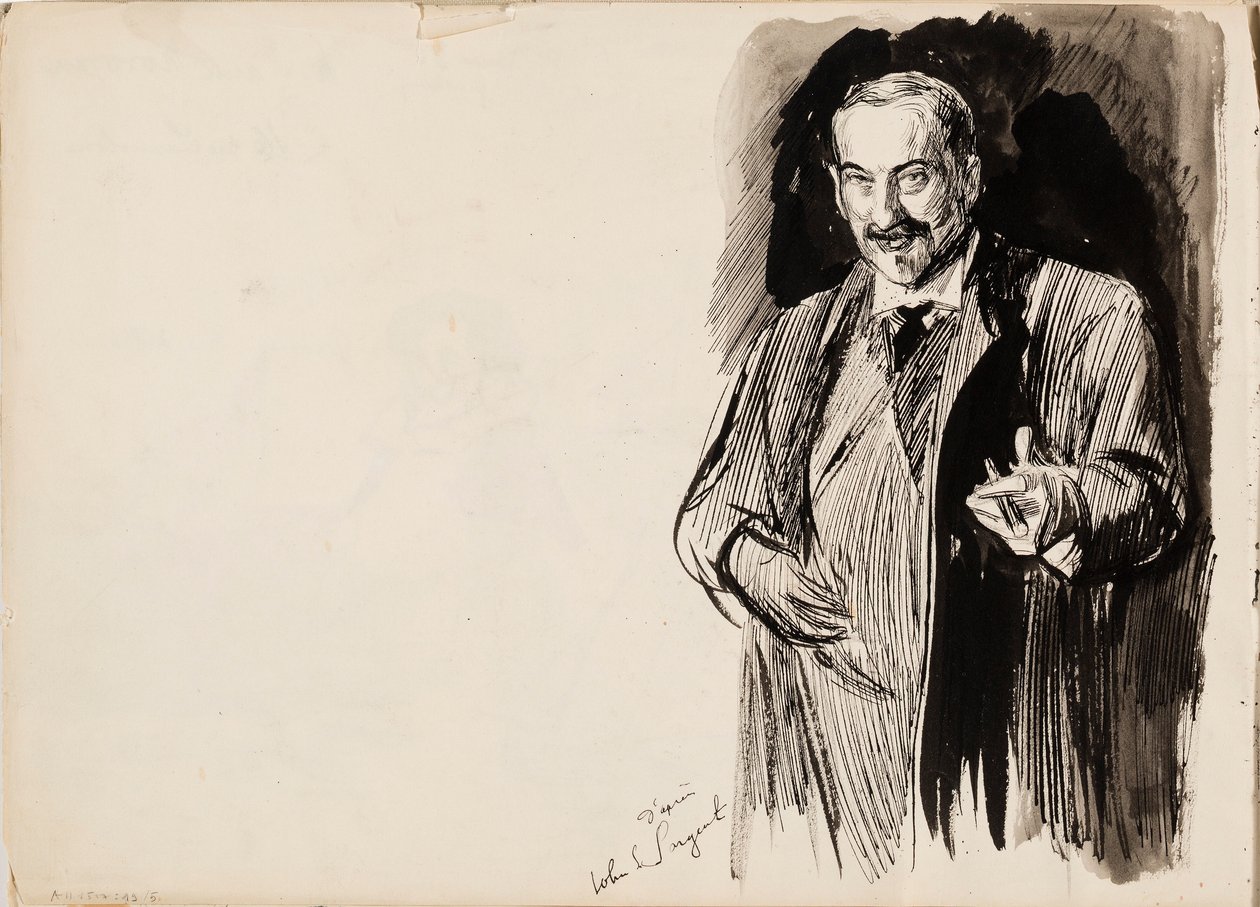 Asher Wertheimer według Johna S. Sargenta autorstwa Albert Edelfelt