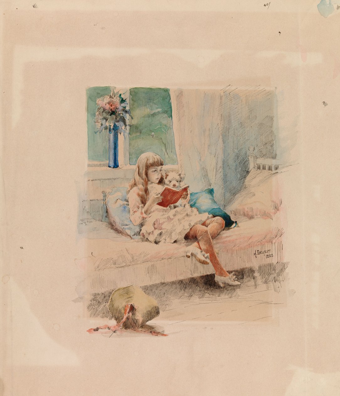 Drodzy przyjaciele III (Berta i Capi) autorstwa Albert Edelfelt