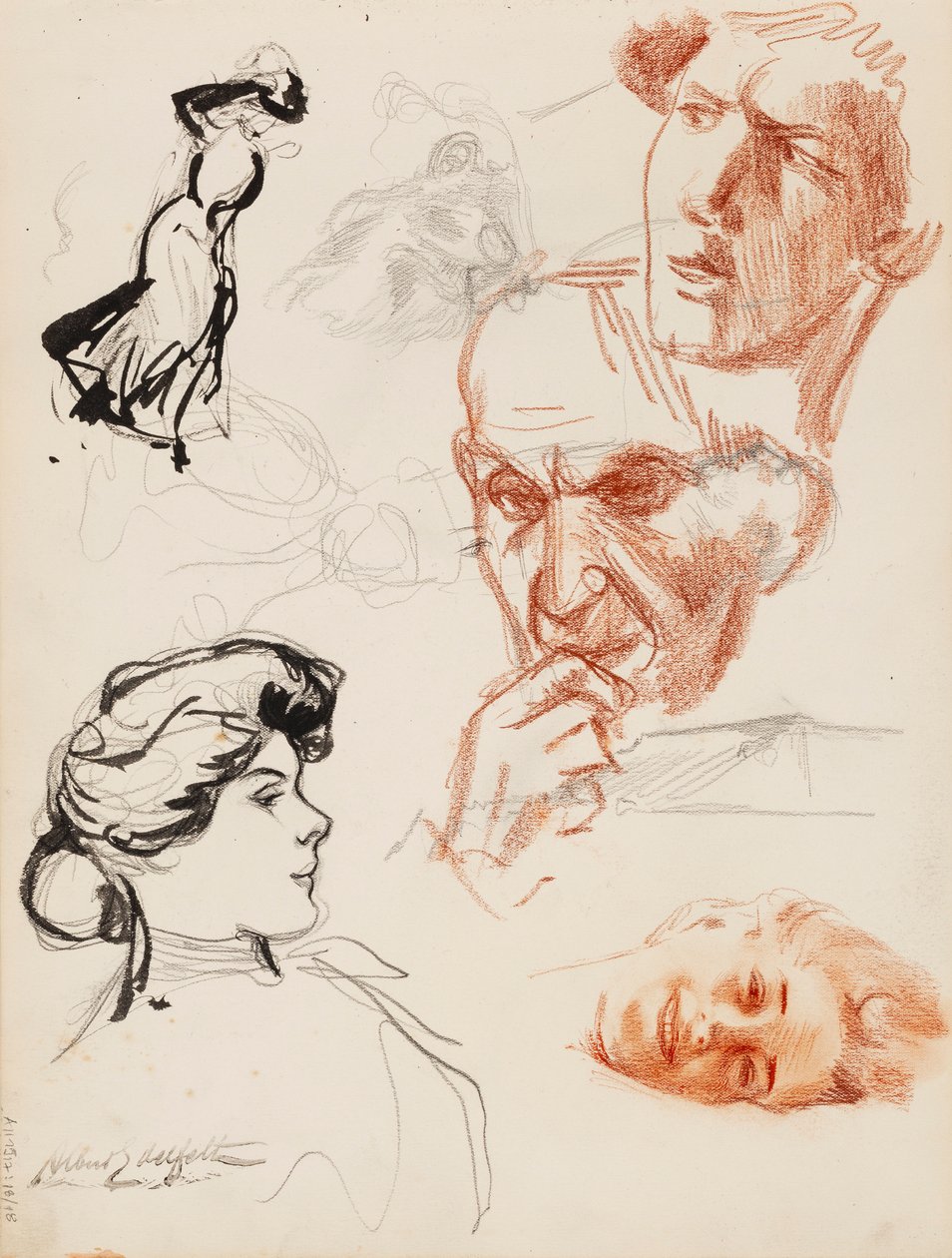 Projekty personelu autorstwa Albert Edelfelt