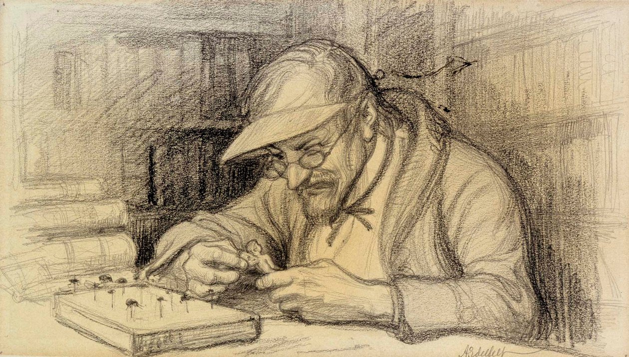 Ilustracja małego geniusza autorstwa Albert Edelfelt