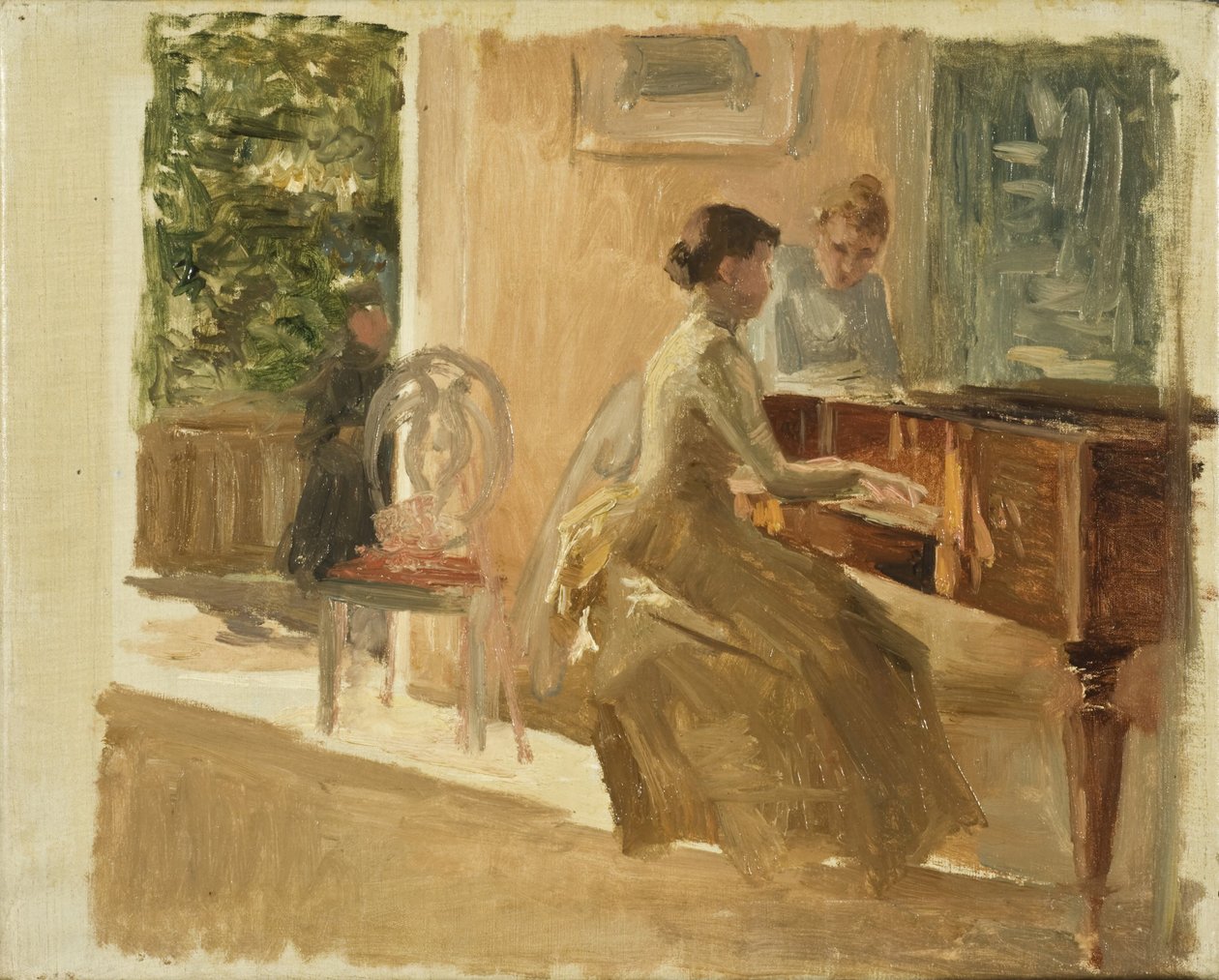 W salonie w Haiko autorstwa Albert Edelfelt