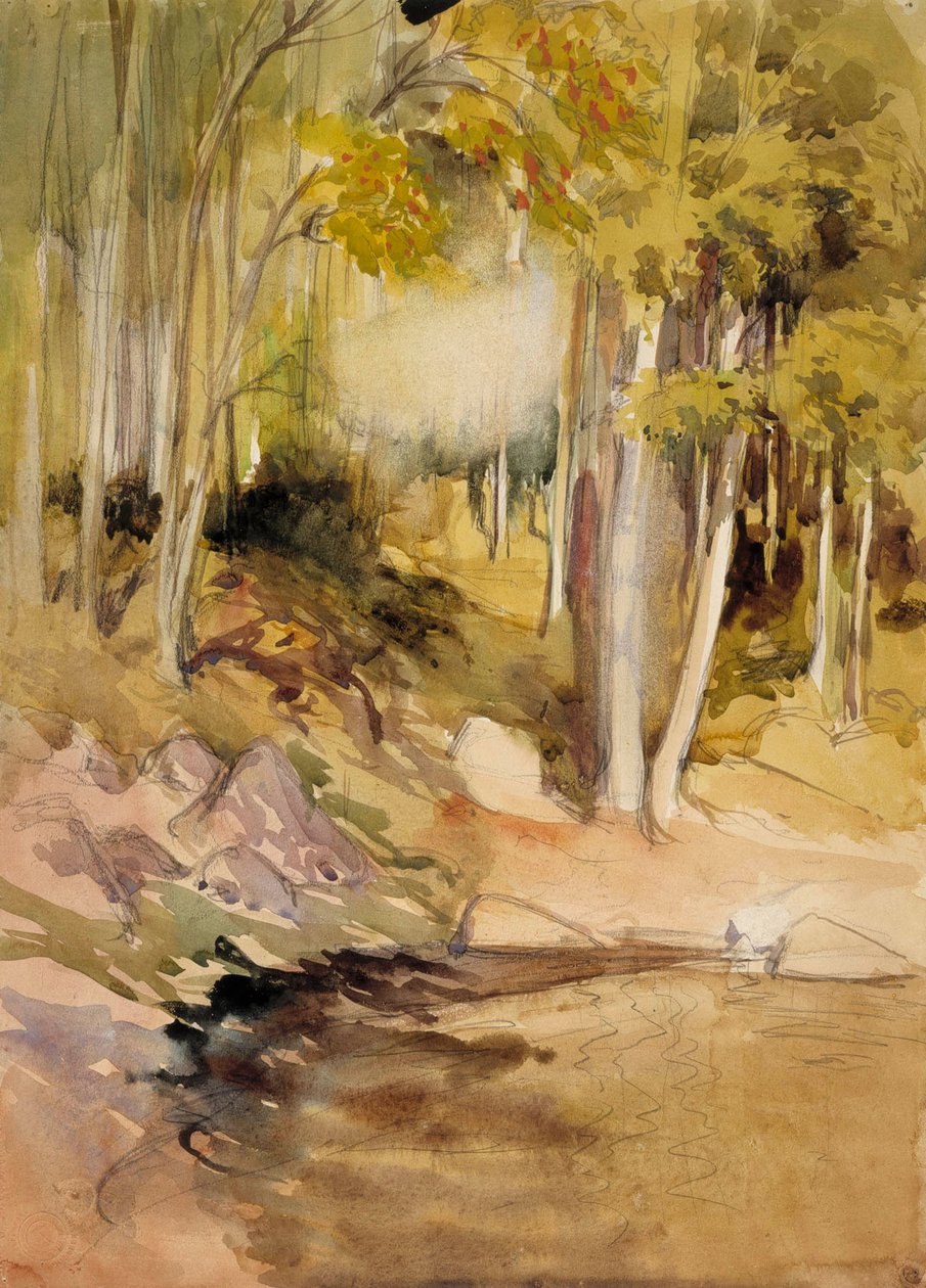 W lesie autorstwa Albert Edelfelt
