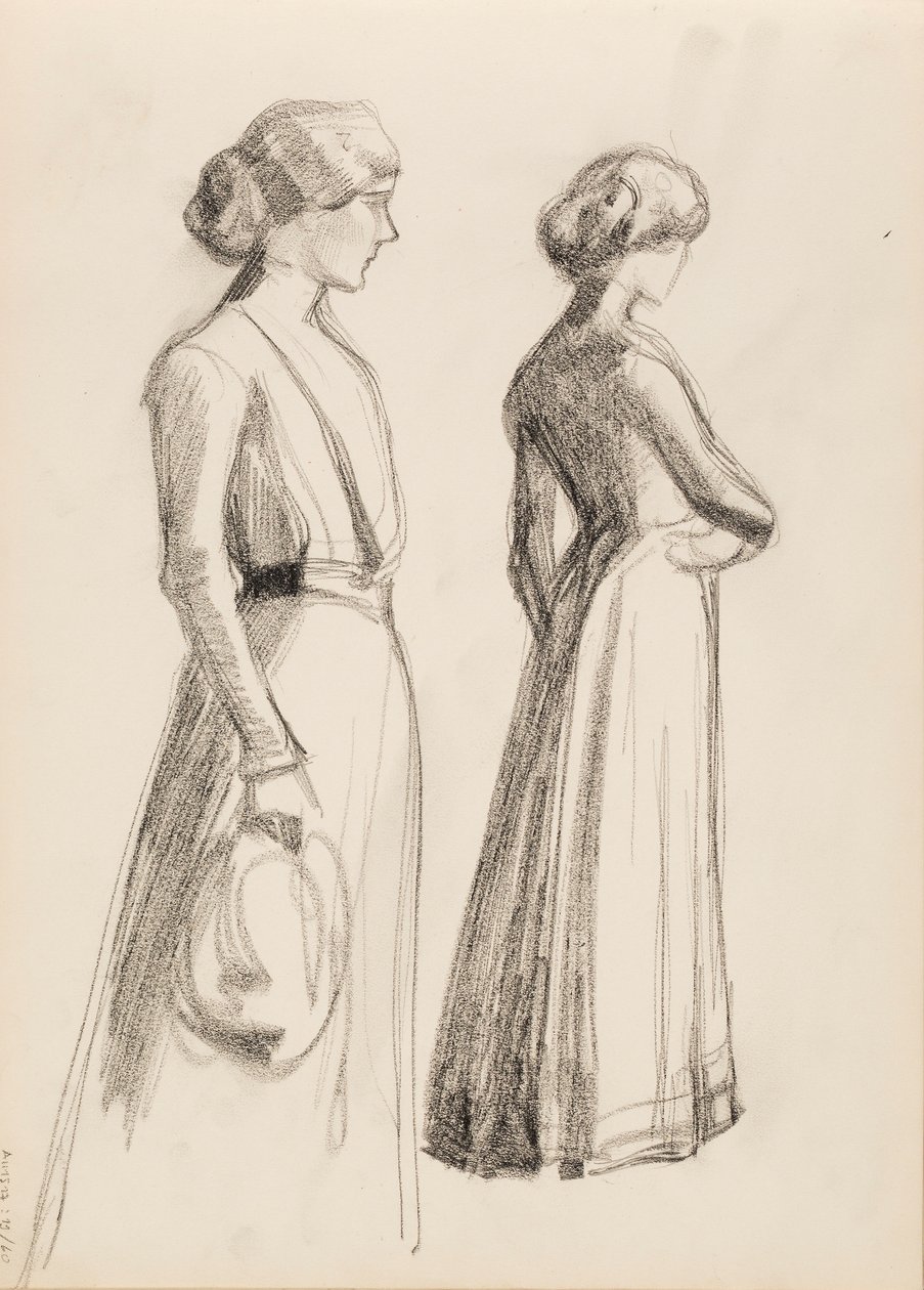 Dwie postacie kobiece autorstwa Albert Edelfelt