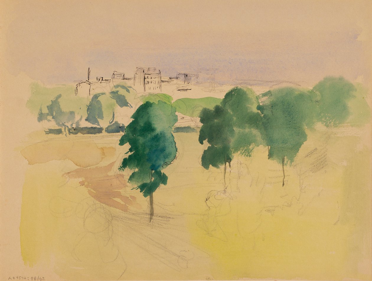 Cityscape autorstwa Albert Edelfelt