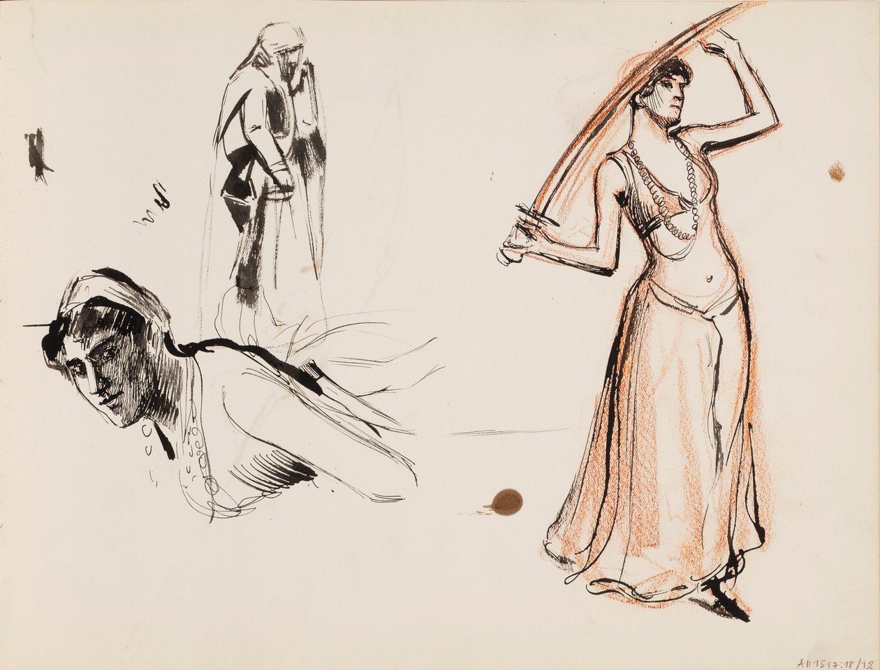 Trzy postacie kobiece autorstwa Albert Edelfelt