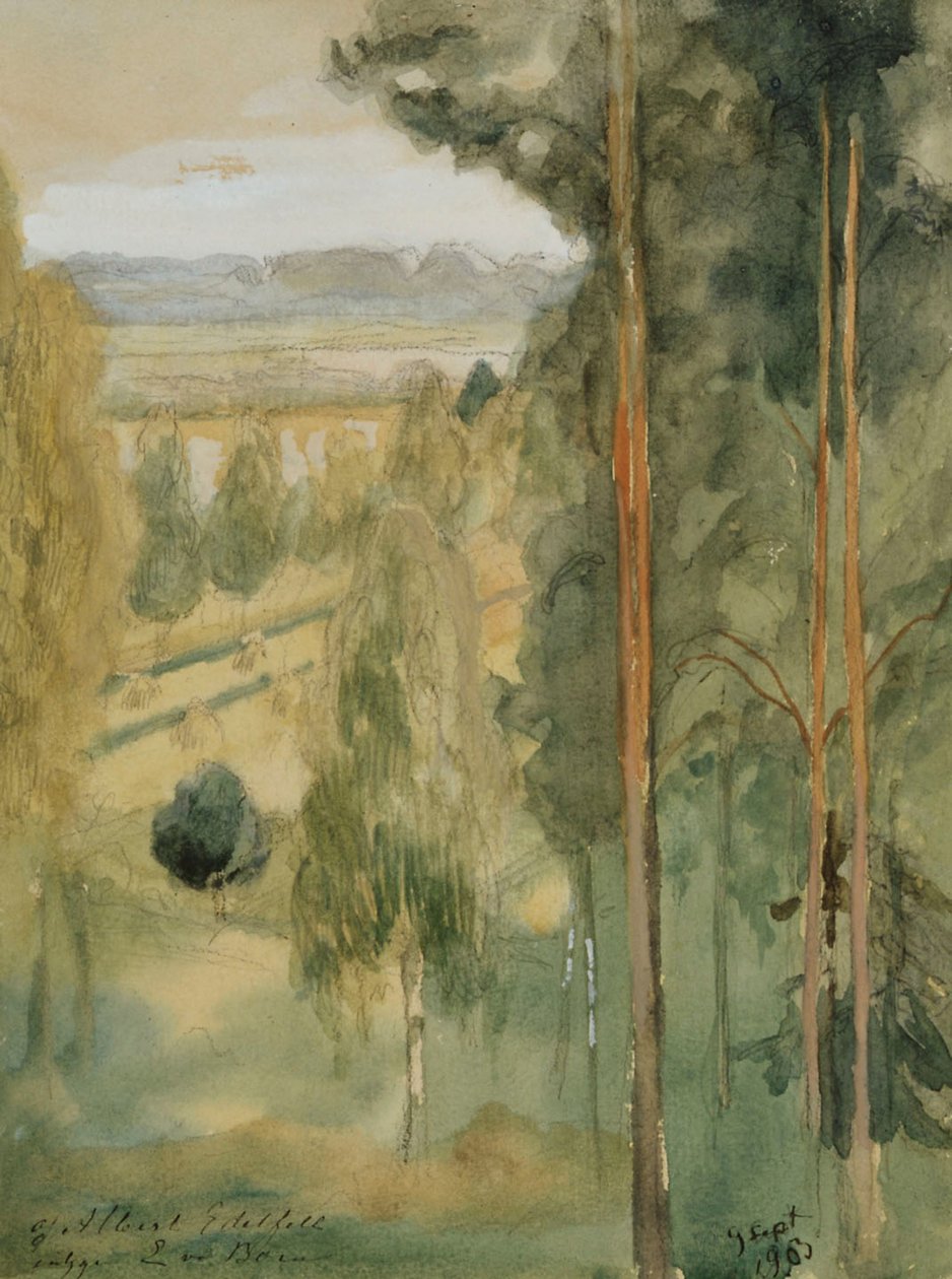 Krajobraz autorstwa Albert Edelfelt
