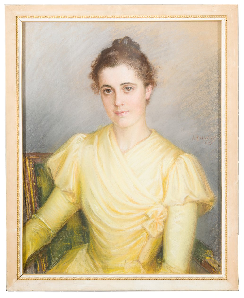 Pani Lamberg, z domu Kjellberg autorstwa Albert Edelfelt
