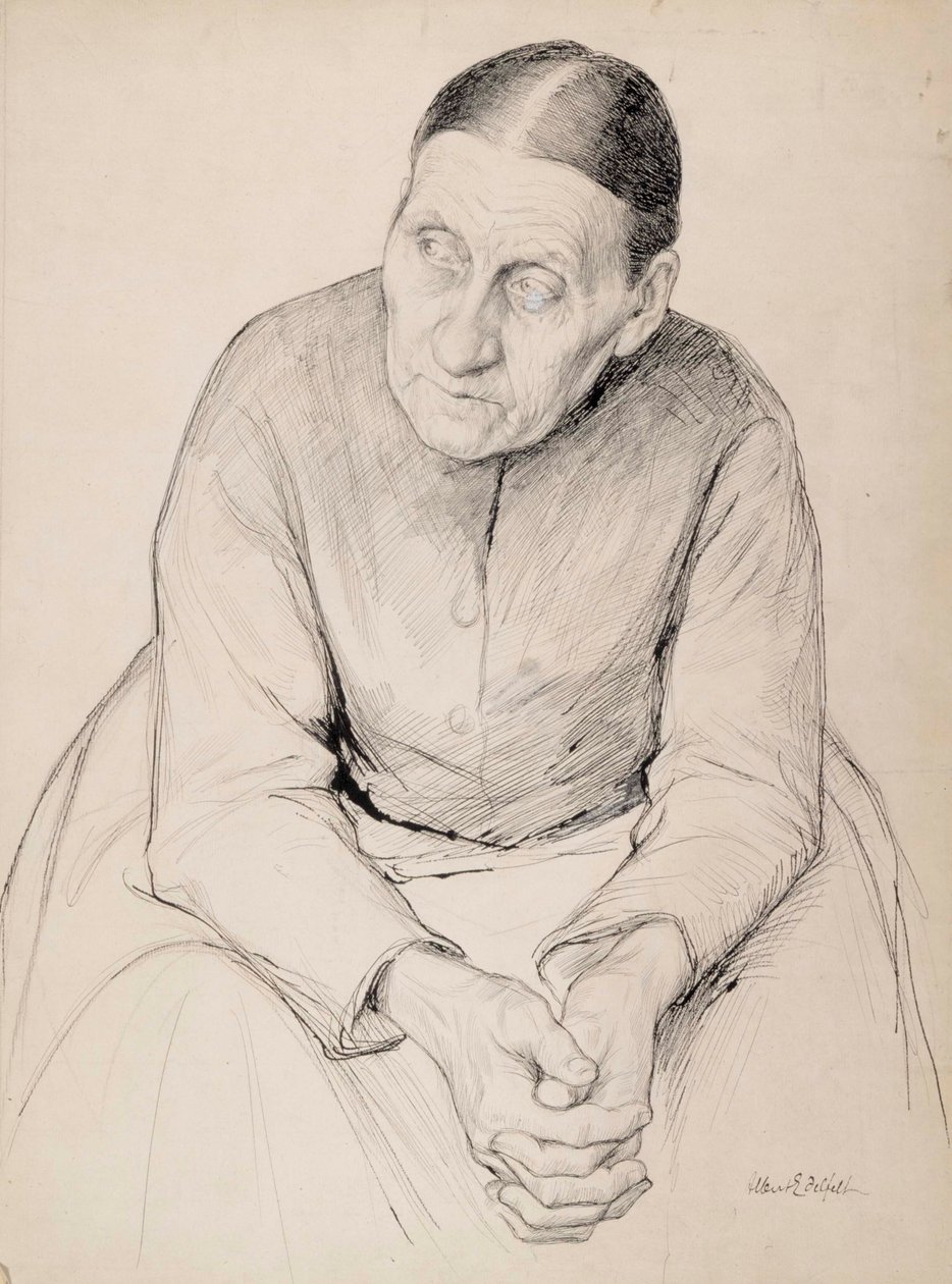 Stara chłopka autorstwa Albert Edelfelt
