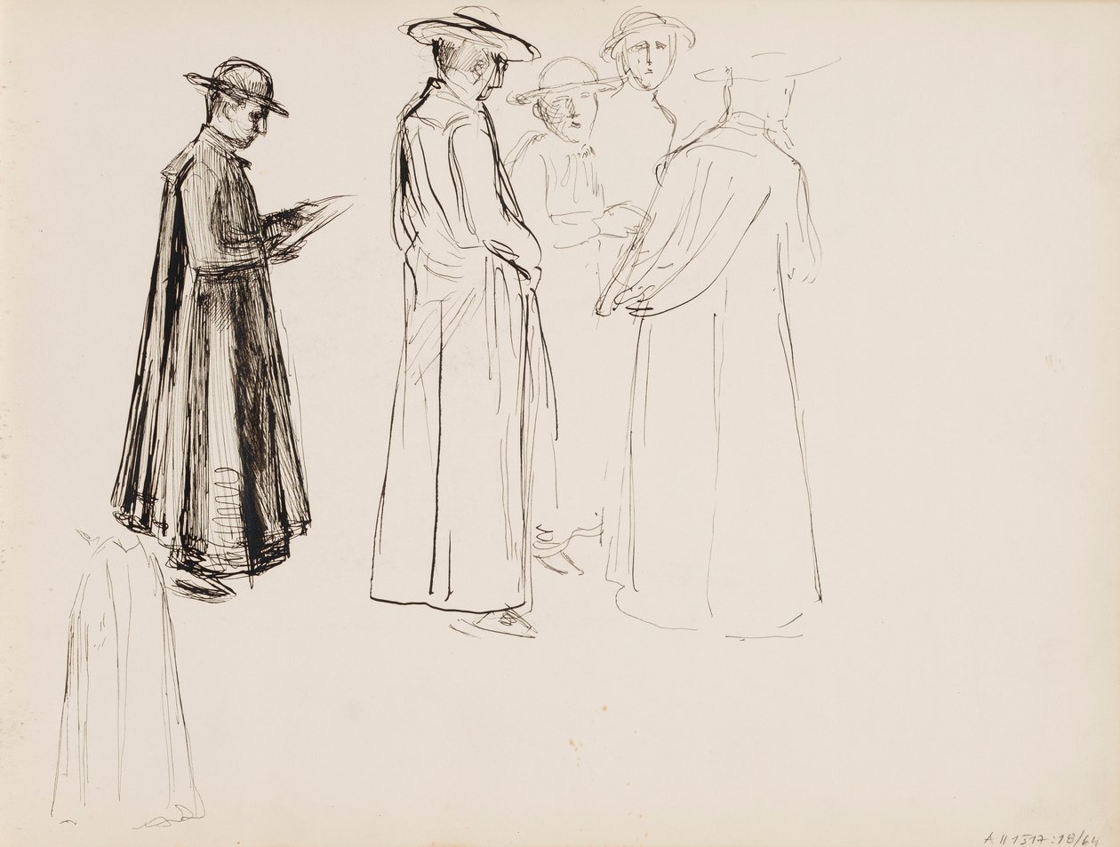 Duchowieństwo autorstwa Albert Edelfelt