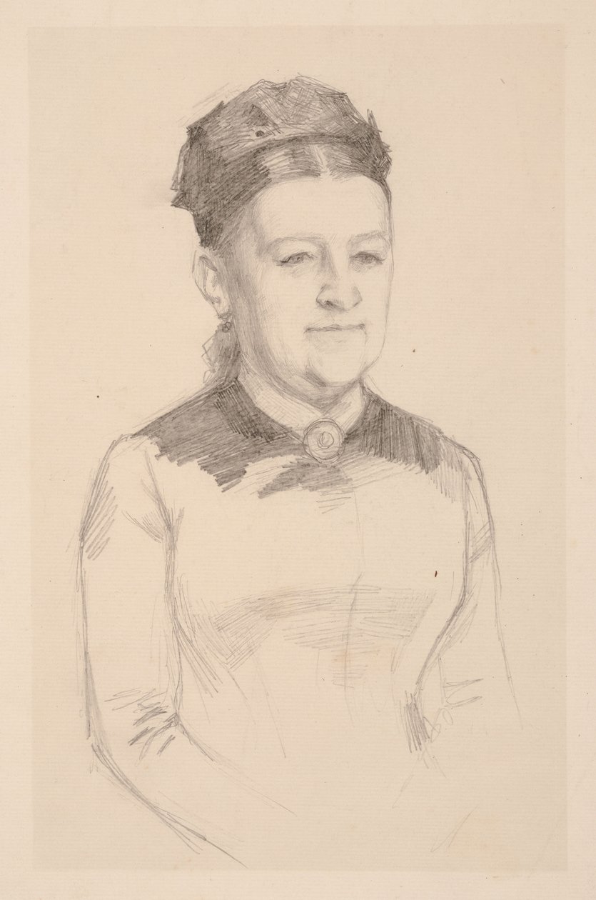 Studium portretowe pani Anny Sinebrychoff autorstwa Albert Edelfelt