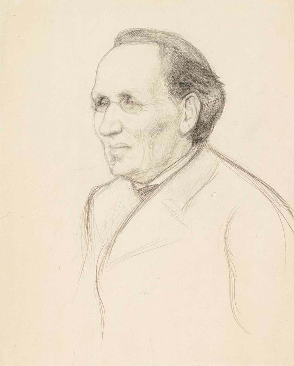 Studium portretowe profesora Strömborga, popiersie autorstwa Albert Edelfelt