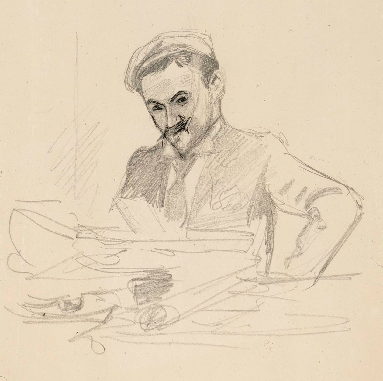 Portret artysty, hrabiego Louisa Sparre’a autorstwa Albert Edelfelt