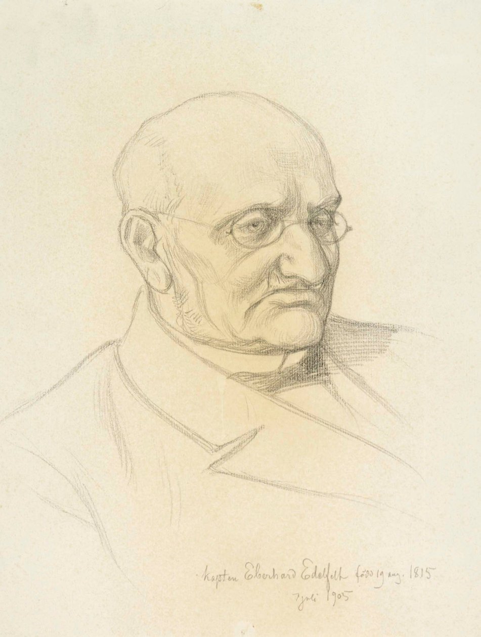 Portret kapitana Eberharda Edelfelta autorstwa Albert Edelfelt