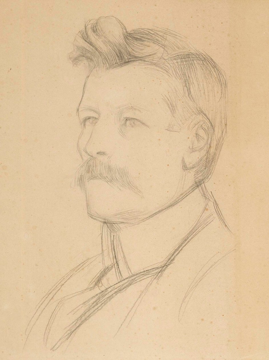 Portret Emila Wikströma, dyrektora autorstwa Albert Edelfelt
