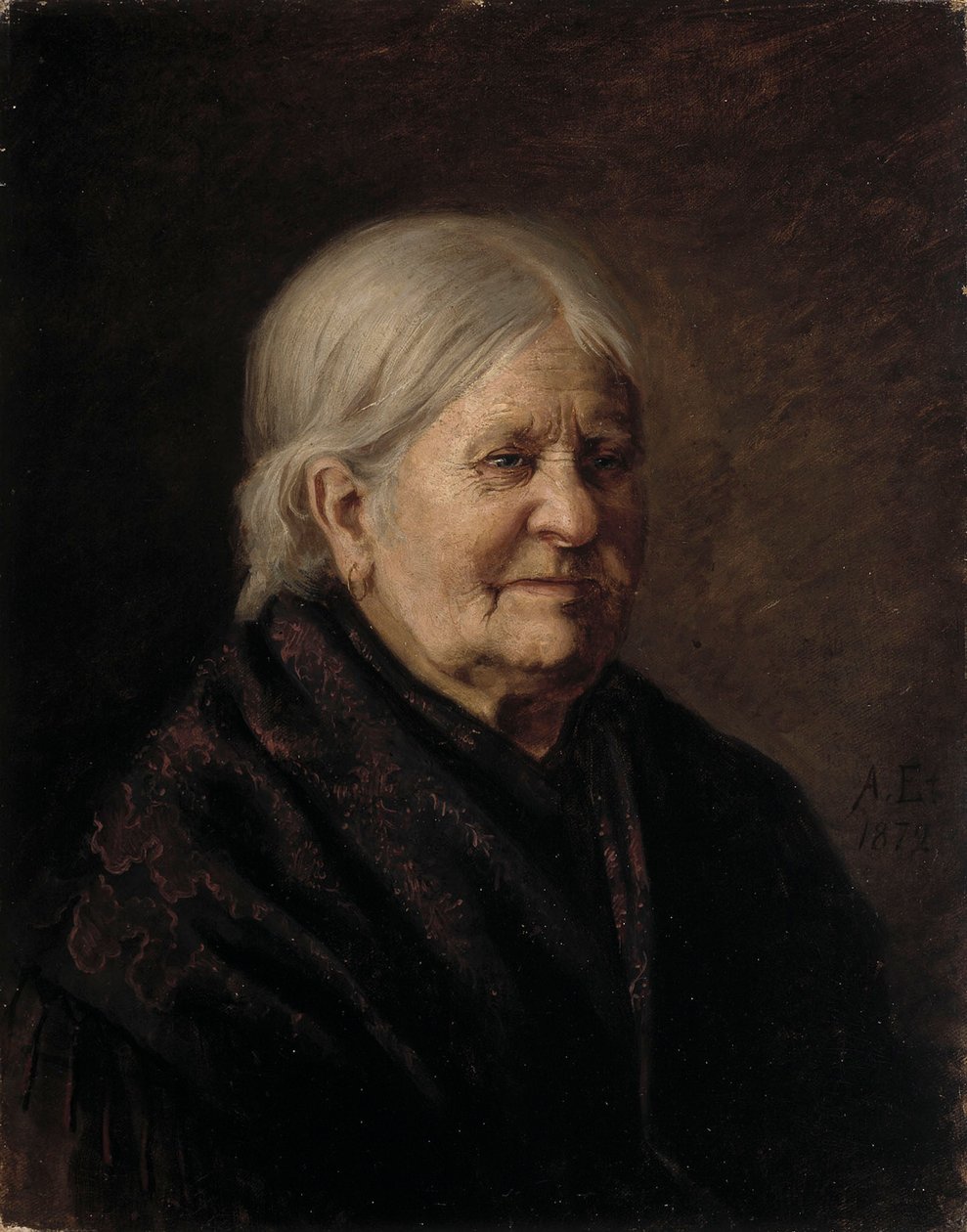 Portret Fredriki Snygg (Tajta) autorstwa Albert Edelfelt