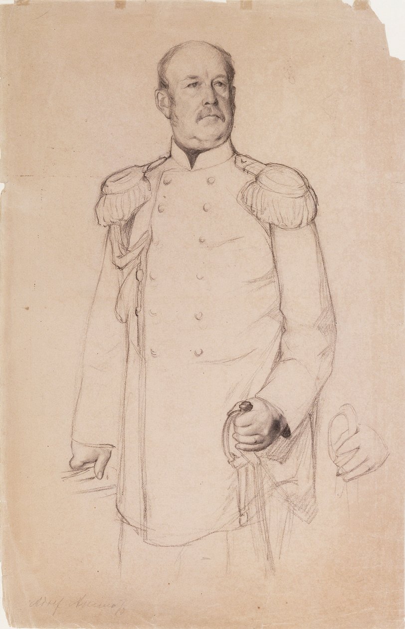Portret generała Adolfa Aminoffa autorstwa Albert Edelfelt