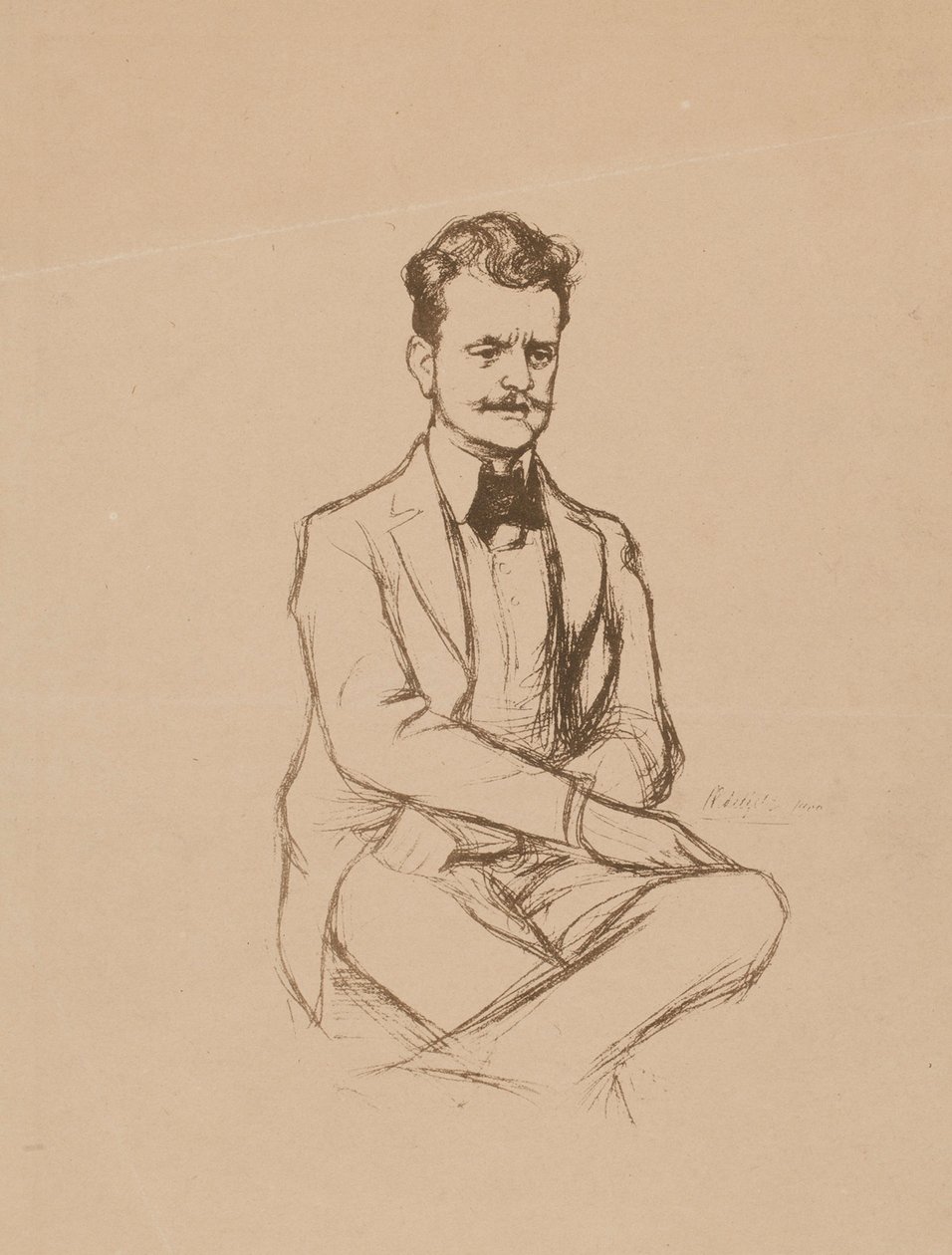 Portret Jeana Sibeliusa autorstwa Albert Edelfelt