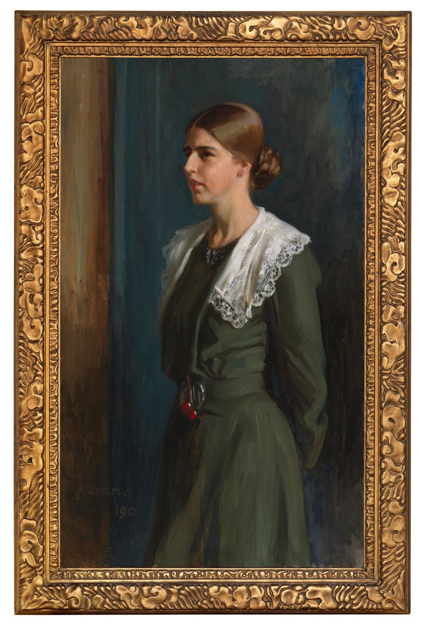 Portret pani Michaeli Pooley (z domu Krohn) autorstwa Albert Edelfelt