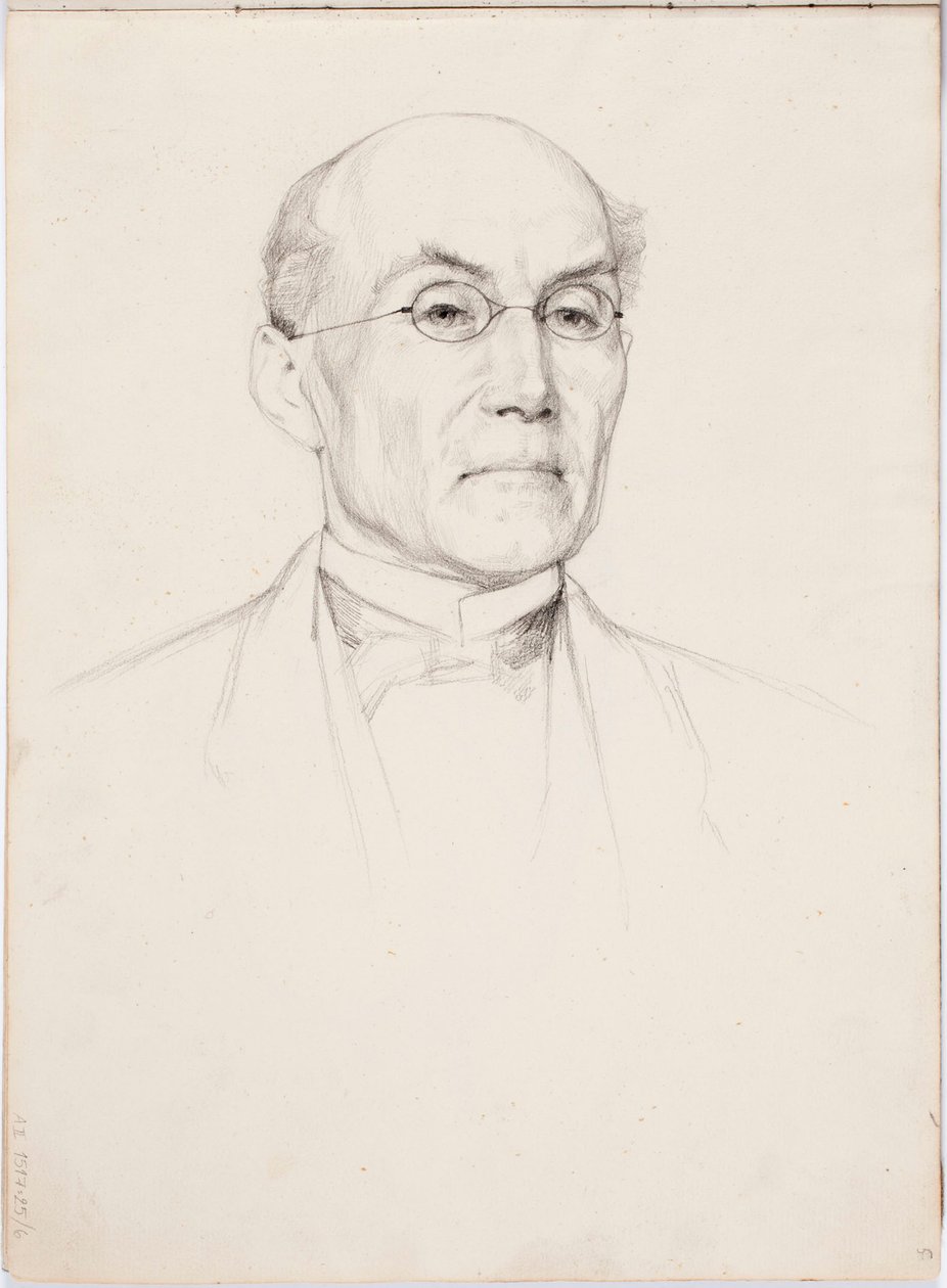 Portret mężczyzny autorstwa Albert Edelfelt