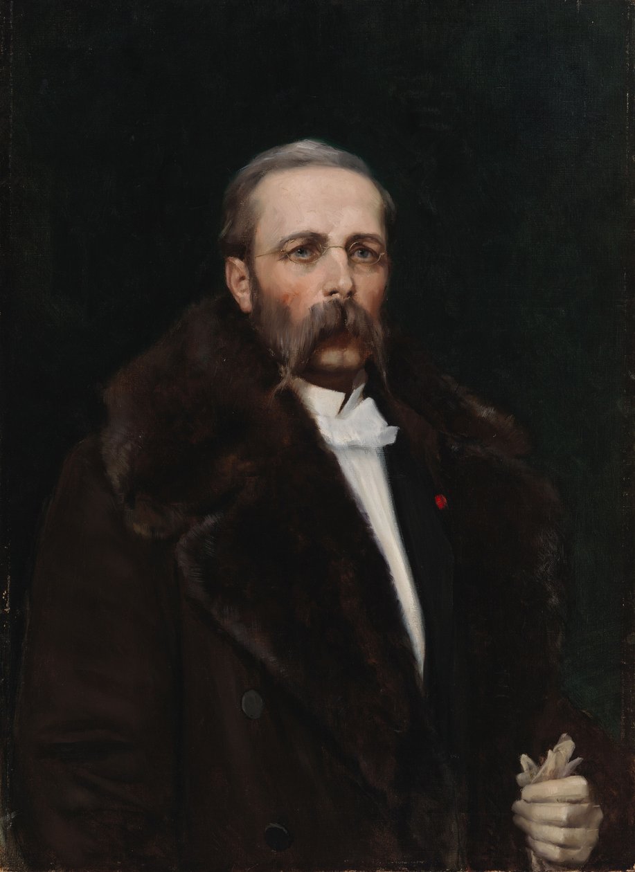 Portret ojca artysty, dyrektora generalnego Carla Alberta Edelfelta autorstwa Albert Edelfelt