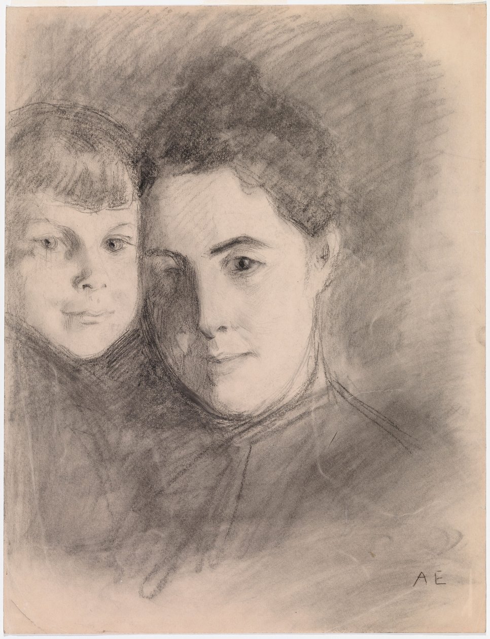 Portret żony i syna artysty autorstwa Albert Edelfelt