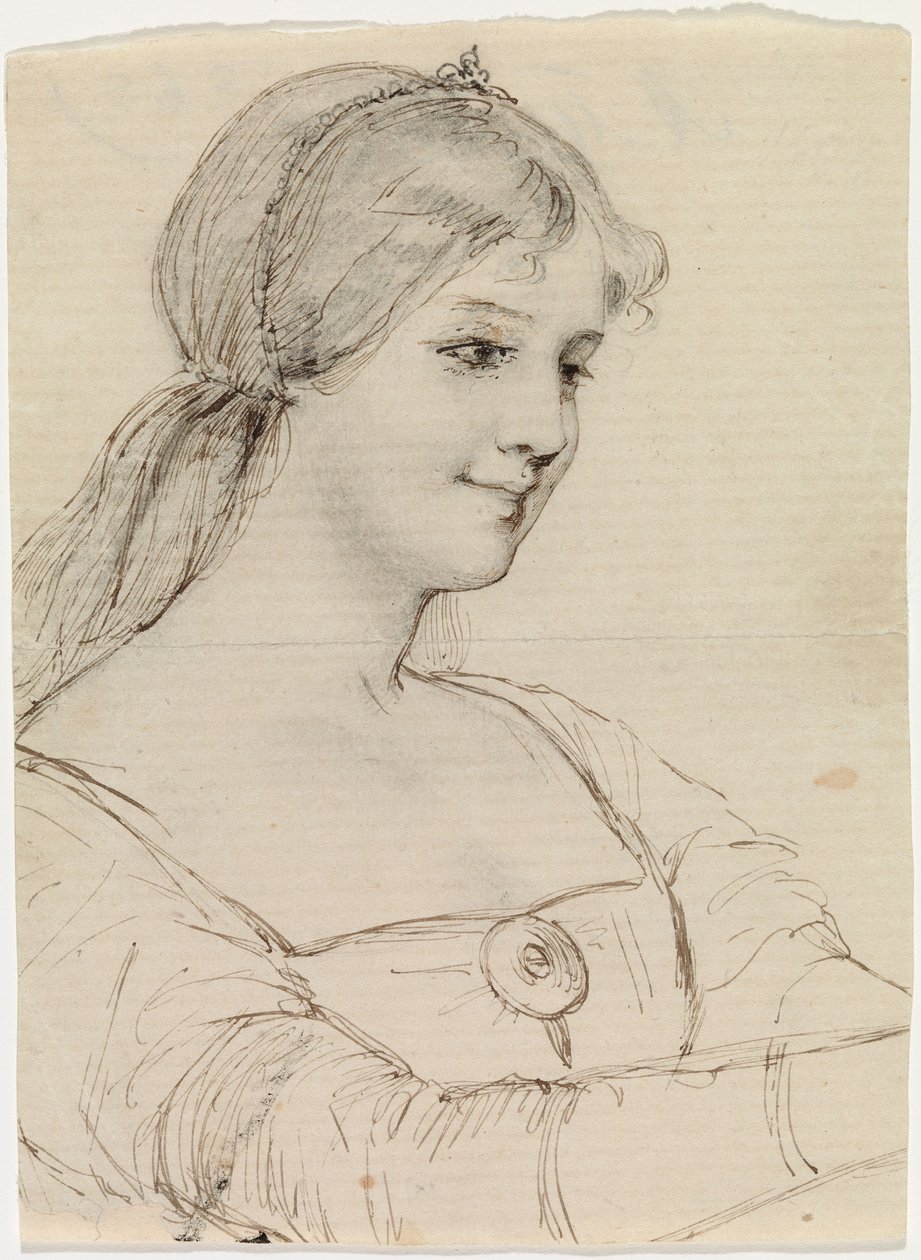 Queen Bianca, skecz autorstwa Albert Edelfelt