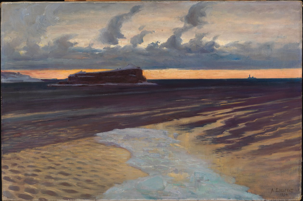 Wyspa Särkkä, Helsinki autorstwa Albert Edelfelt