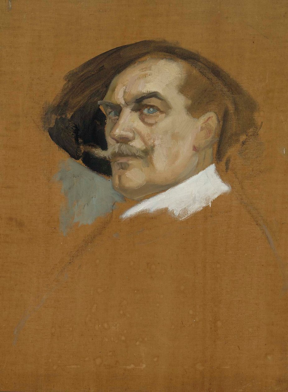 Autoportret w sukni z XVII wieku, studium autorstwa Albert Edelfelt