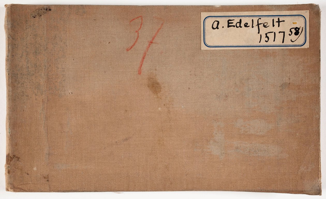 Skizzenbuch autorstwa Albert Edelfelt