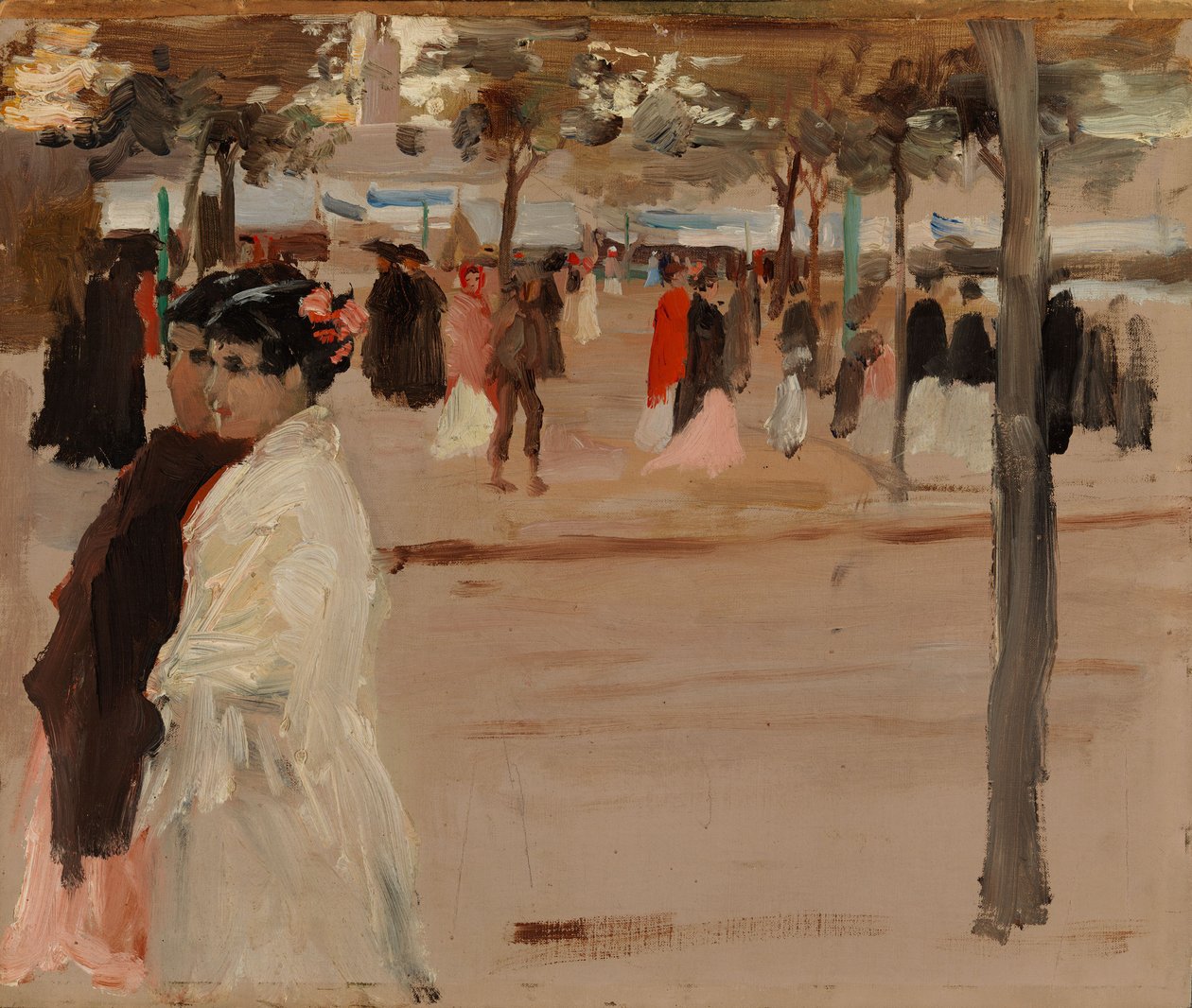 Studium do Nadbrzeżnej drogi, Sewilla autorstwa Albert Edelfelt