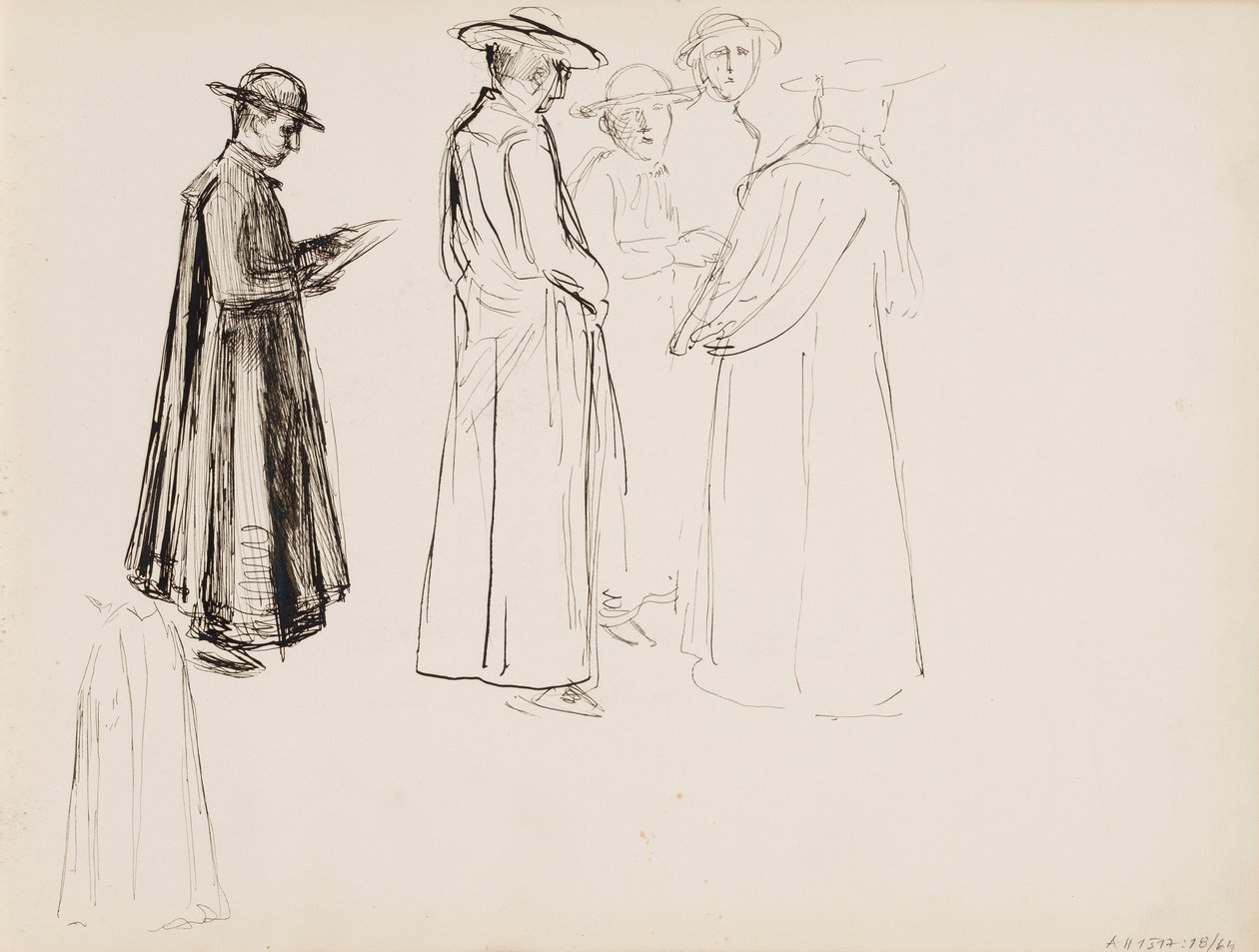 Duchowieństwo autorstwa Albert Edelfelt