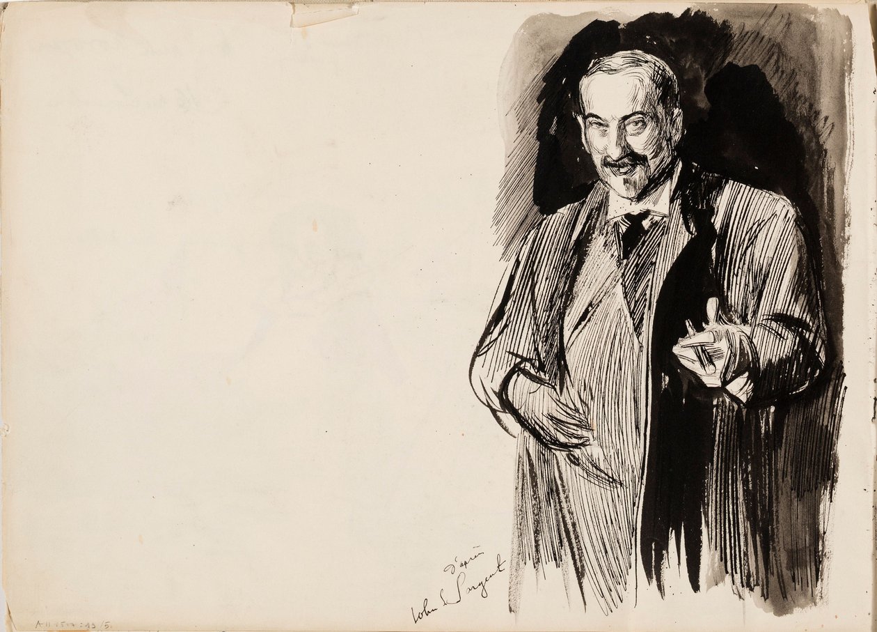 Asher Wertheimer według Johna S. Sargenta autorstwa Albert Edelfelt